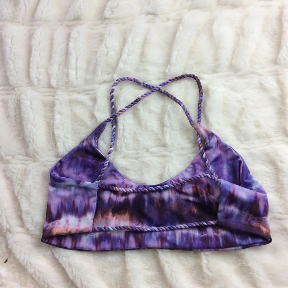 NWOT Ayra Swim Panama bikini top purple 12266 - Picture 4 of 7